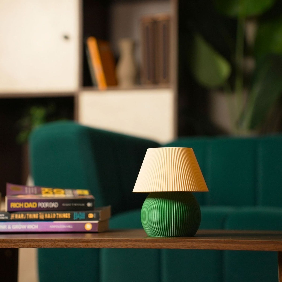 The same lamp unlit in daylight