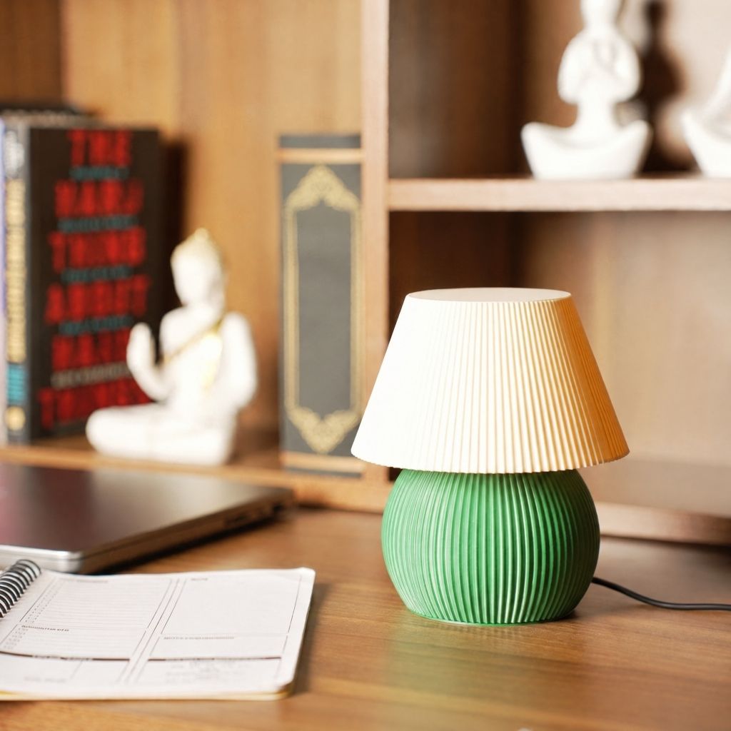 The same lamp unlit in daylight