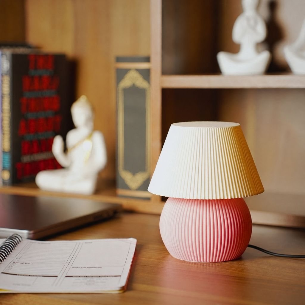The same lamp unlit in daylight
