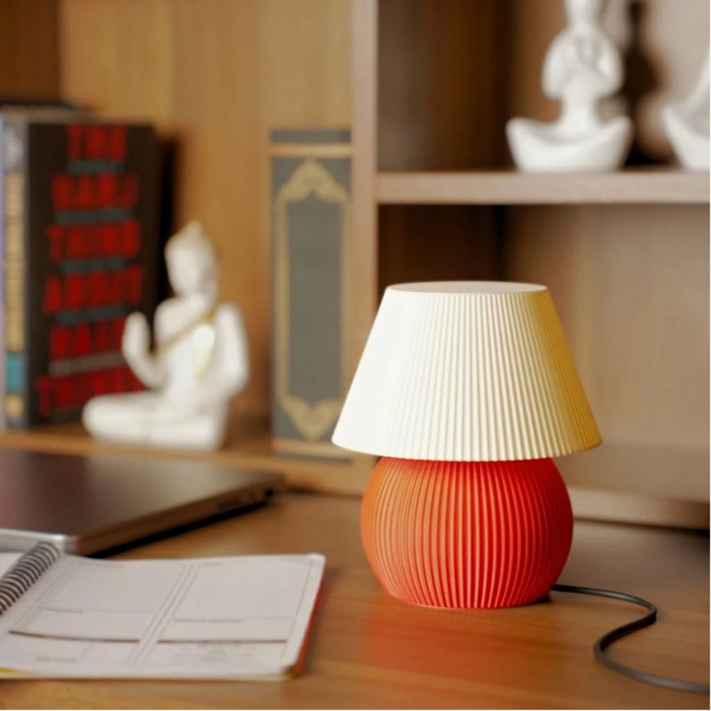 The same lamp unlit in daylight